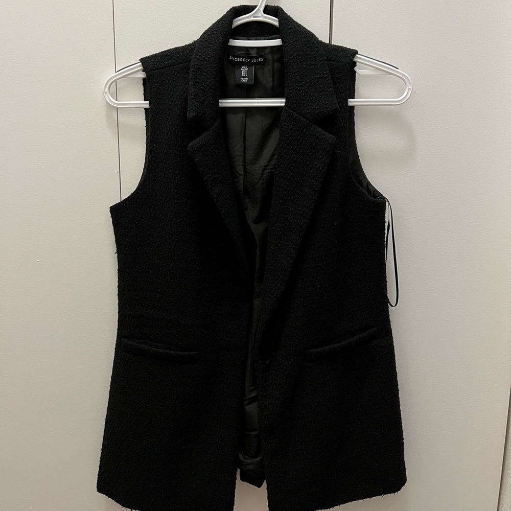 Black Outer Vest